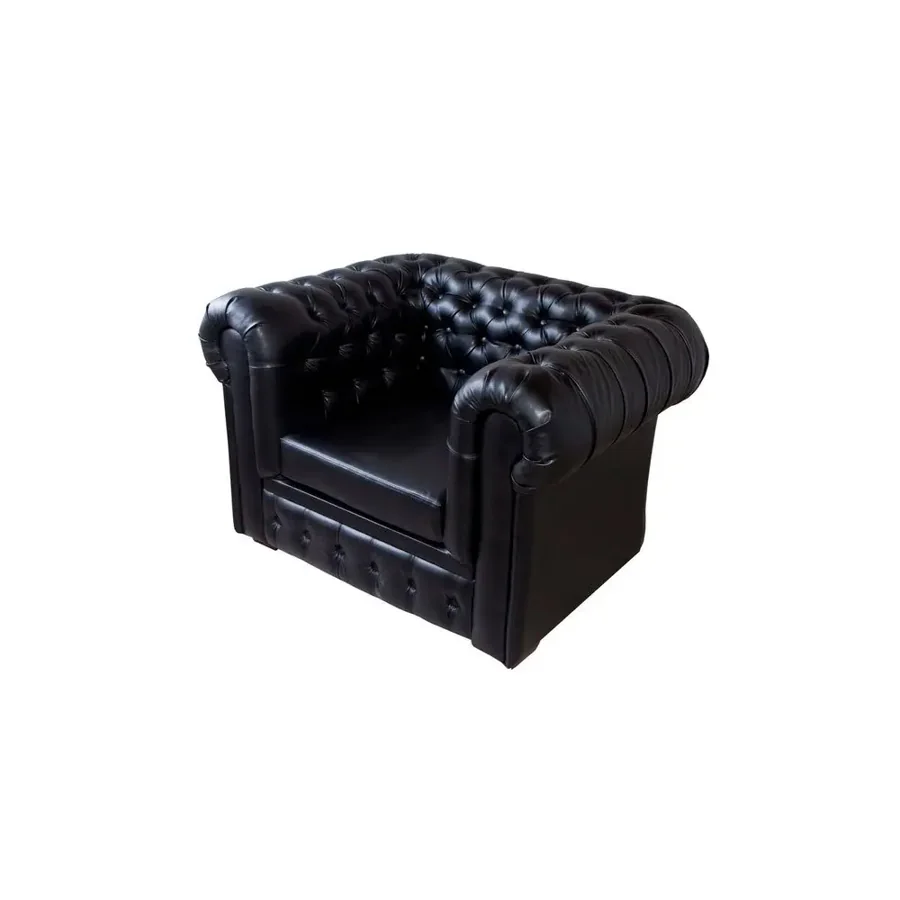 Chesterfield armchair available for rental